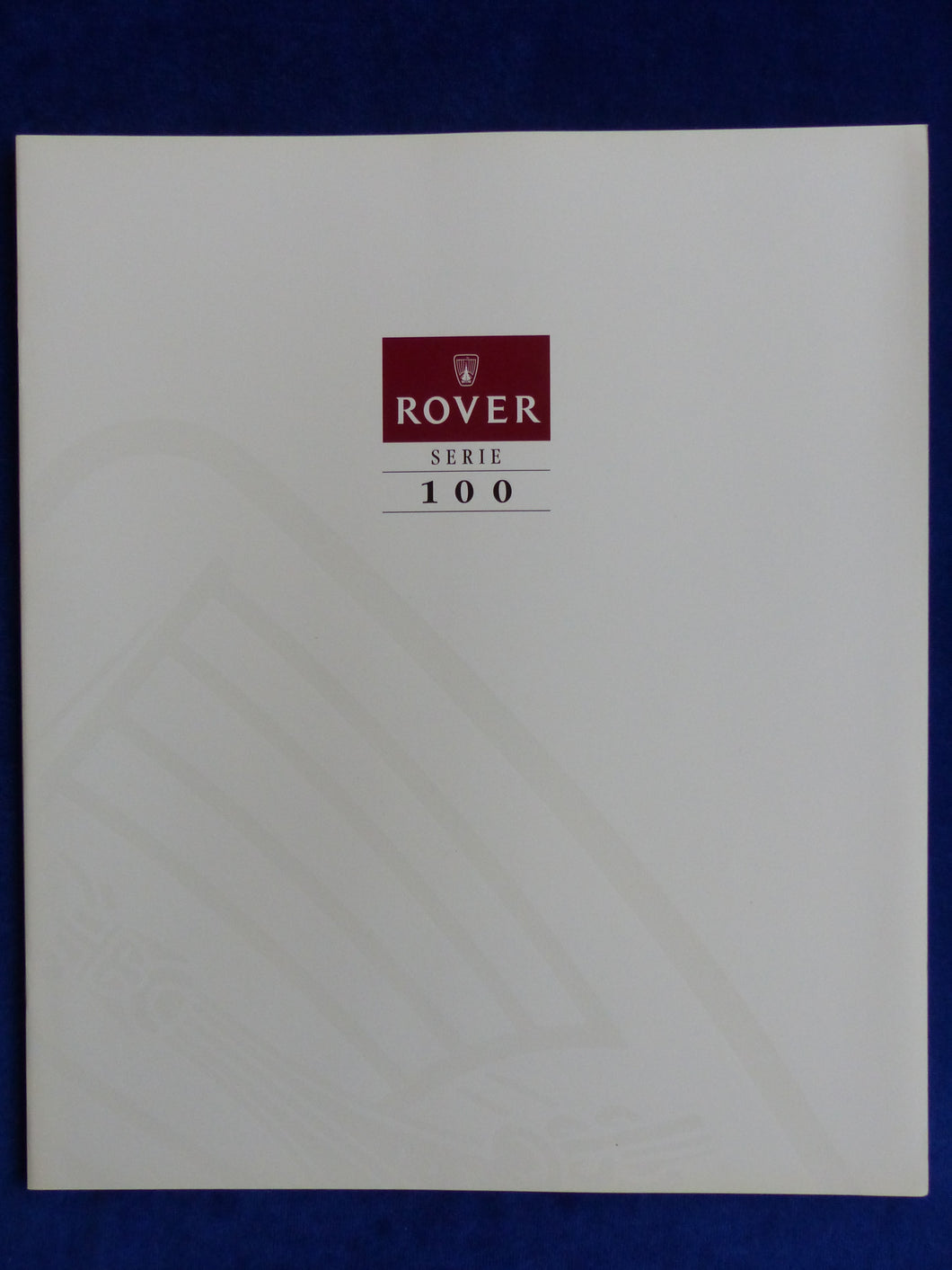 Rover Serie 100 111 114 GTi - Prospekt Brochure 01.1992 Großformat