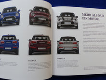 Lade das Bild in den Galerie-Viewer, Mini Clubman One Cooper S SD All4 MJ 2019 - Prospekt Brochure 09.2018
