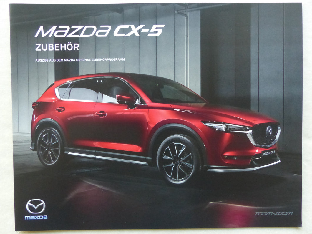 Mazda CX-5 Zubehör MJ 2018 - Prospekt Brochure 05.2017