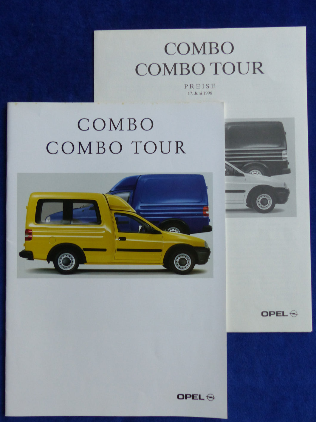 Opel Combo Tour MJ 1997 - Prospekt Brochure + Preisliste 06.1996