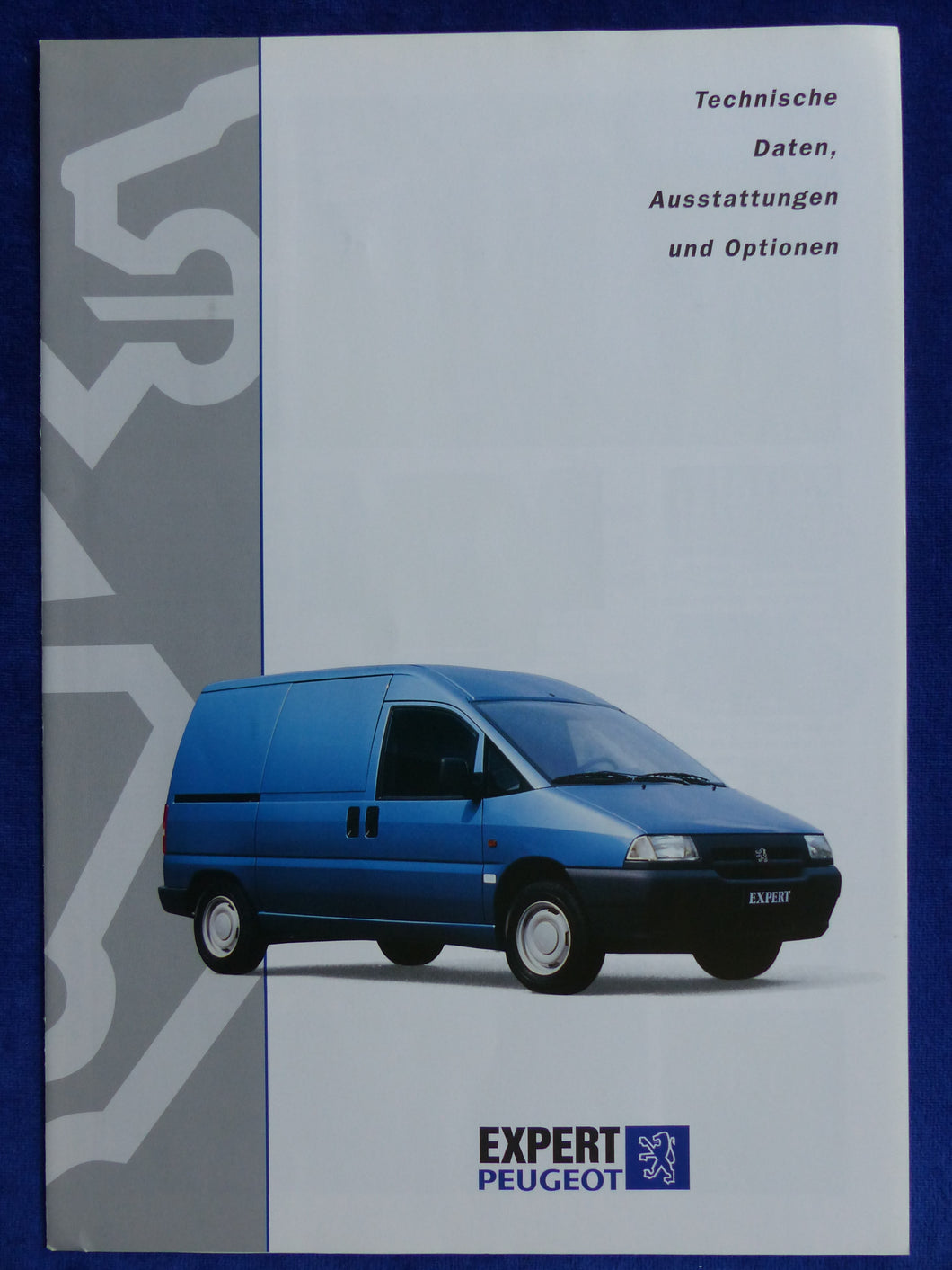 Peugeot Expert 220C - Daten & Ausstattungen MJ 1996 - Prospekt Brochure 11.1995