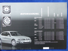 Lade das Bild in den Galerie-Viewer, Seat Leon Cupra - Daten &amp; Ausstattungen MJ 2004 - Prospekt Brochure 09.2003
