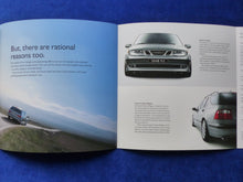 Lade das Bild in den Galerie-Viewer, Saab 2003 9-3 9-5 Sedan Sportwagon Cabrio - US-Prospekt Brochure 06.2002 USA
