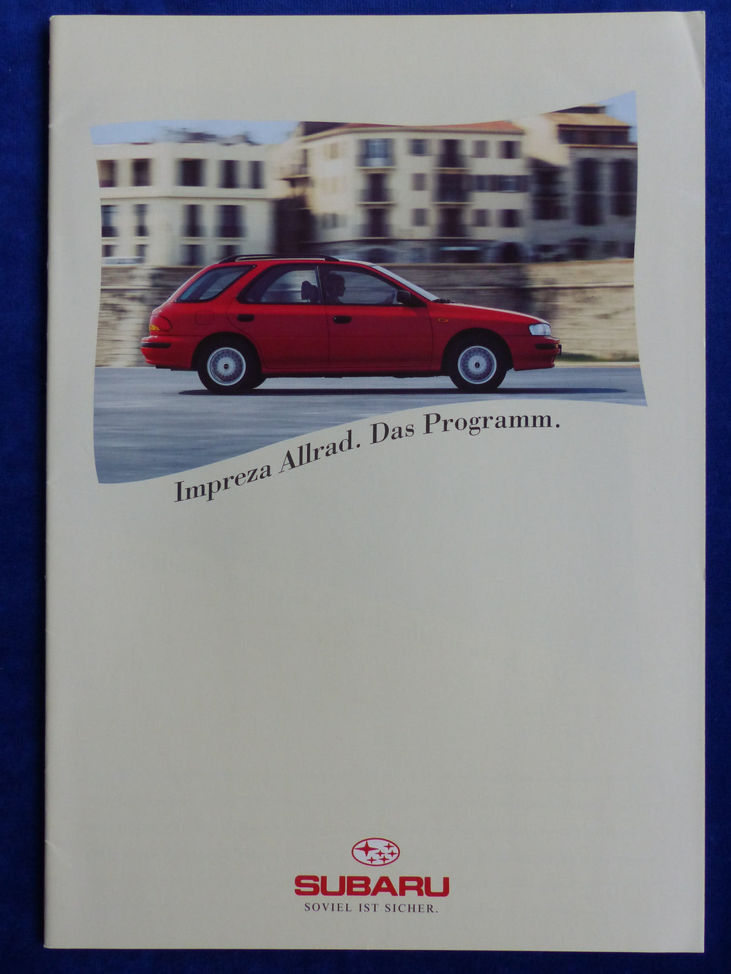 Subaru Impreza Allrad MJ 1994 - Prospekt Brochure 05.1993