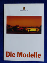 Lade das Bild in den Galerie-Viewer, Porsche Modelle Boxster 911 Turbo Cabrio - Poster Prospekt Brochure 04.1998

