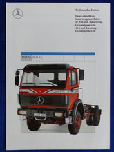 Lade das Bild in den Galerie-Viewer, Mercedes-Benz LKW Sattelzugmaschine 1929 AS - Prospekt Brochure 07.1989

