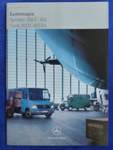 Lade das Bild in den Galerie-Viewer, Mercedes-Benz Kastenwagen Sprinter 208 Vario 512 815 - Prospekt Brochure 02.1999
