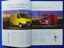 Lade das Bild in den Galerie-Viewer, Mercedes-Benz Kastenwagen Sprinter 208 Vario 512 815 - Prospekt Brochure 02.1999
