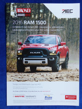 Lade das Bild in den Galerie-Viewer, Dodge Ram 1500 Ausstattungen SLT Sport Rebel 4x4 - Prospekt Brochure 2016
