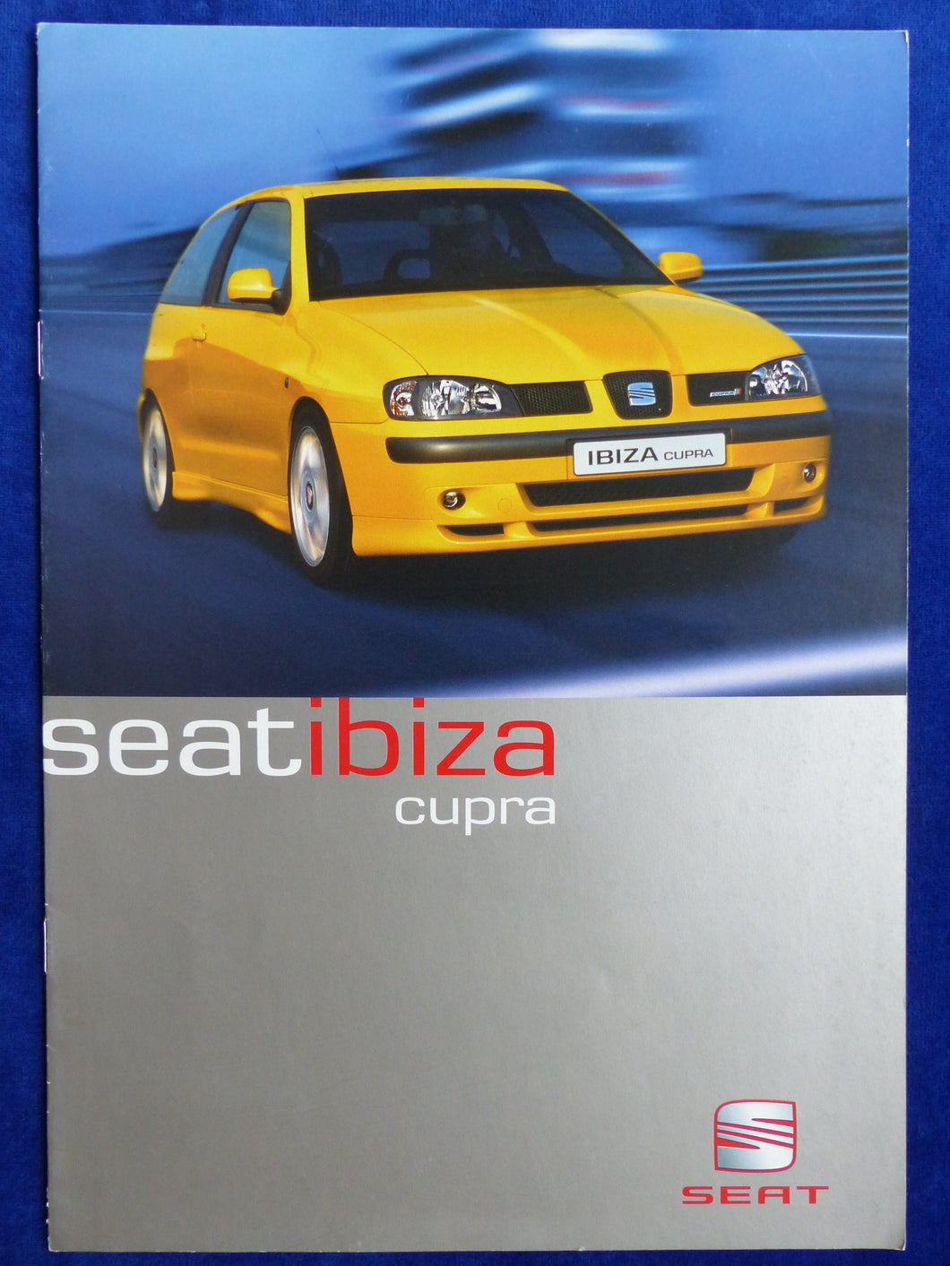 Seat Ibiza Cupra MJ 2001 - Prospekt Brochure 06.2000