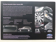 Lade das Bild in den Galerie-Viewer, Subaru 2008 Impreza WRX - Prospekt Brochure 09.2007 Australien englisch
