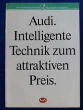 Lade das Bild in den Galerie-Viewer, Audi 80 100 Avant quattro Benziner Katalysator 1990 - Prospekt Brochure 08.1989

