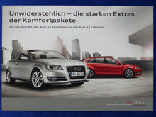 Lade das Bild in den Galerie-Viewer, Audi A3 Sportback Cabrio - Komfortpakete MJ 2011 - Prospekt Brochure 07.2010

