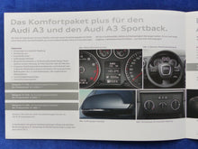 Lade das Bild in den Galerie-Viewer, Audi A3 Sportback Cabrio - Komfortpakete MJ 2011 - Prospekt Brochure 07.2010
