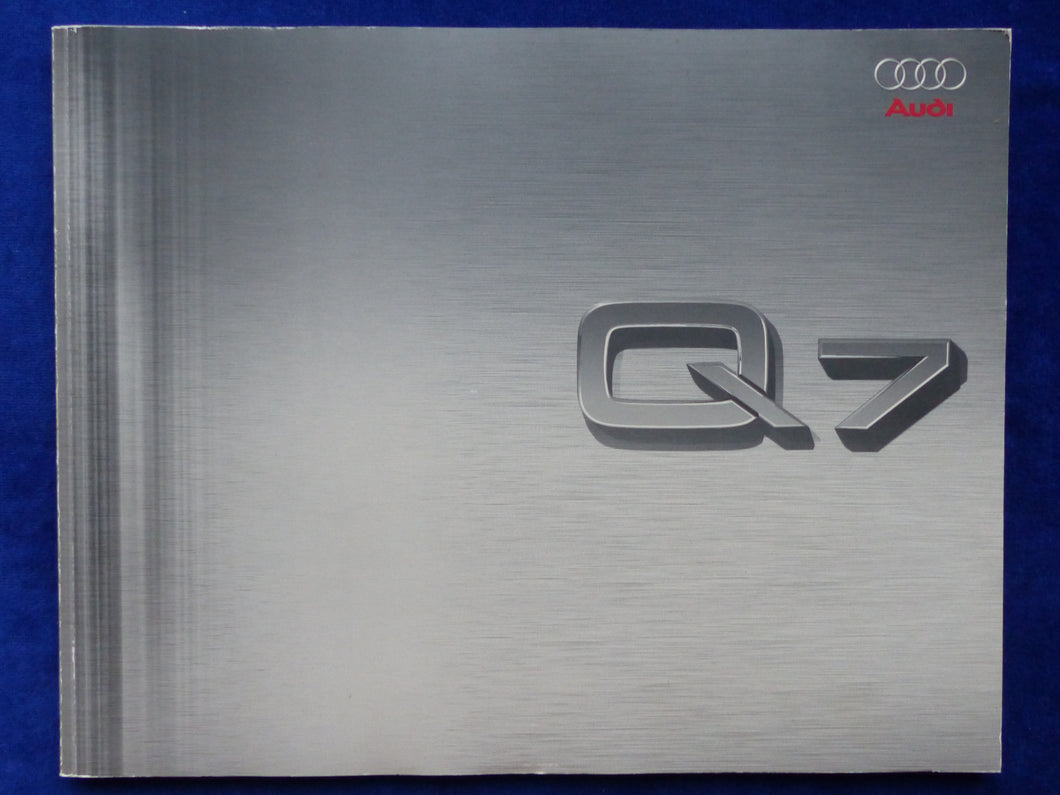 Audi Q7 FSI TDI quattro MJ 2006 - Prospekt Brochure 09.2005
