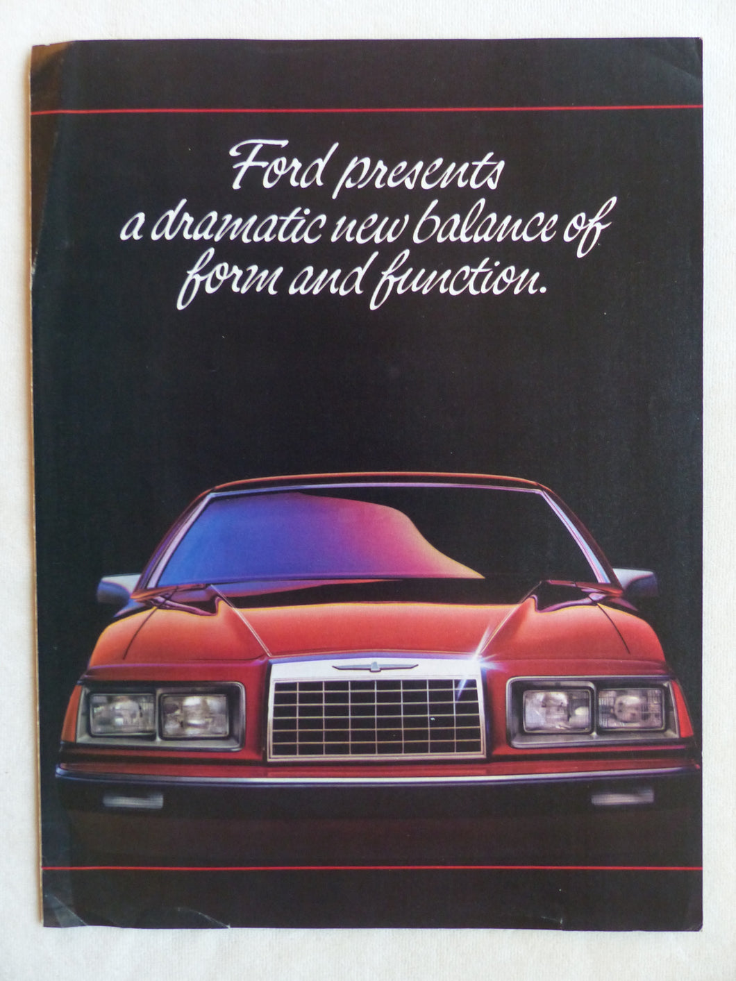 Ford 1983 Thunderbird - Poster - US-Prospekt Brochure 1982 USA