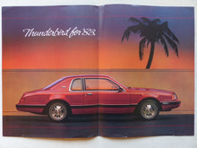 Lade das Bild in den Galerie-Viewer, Ford 1983 Thunderbird - Poster - US-Prospekt Brochure 1982 USA
