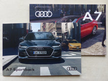 Lade das Bild in den Galerie-Viewer, Audi A7 Sportback TFSI TDI quattro - Prospekt Brochure + Preisliste 04.2018
