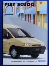 Lade das Bild in den Galerie-Viewer, Fiat Scudo Kombi Kastenwagen MJ 1997 - Prospekt Brochure 06.1996
