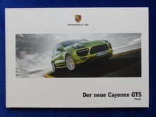 Lade das Bild in den Galerie-Viewer, Porsche Cayenne GTS V8 420 PS Typ 92A - Hardcover Prospekt Brochure 04.2012
