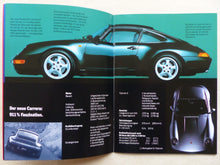 Lade das Bild in den Galerie-Viewer, Porsche 911 993 Carrera Cabrio 968 928 GTS MJ 1995 - Prospekt Brochure 07.1994
