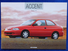 Lade das Bild in den Galerie-Viewer, Hyundai Accent GLS GT Edition MJ 1996 - Prospekt Brochure 1995
