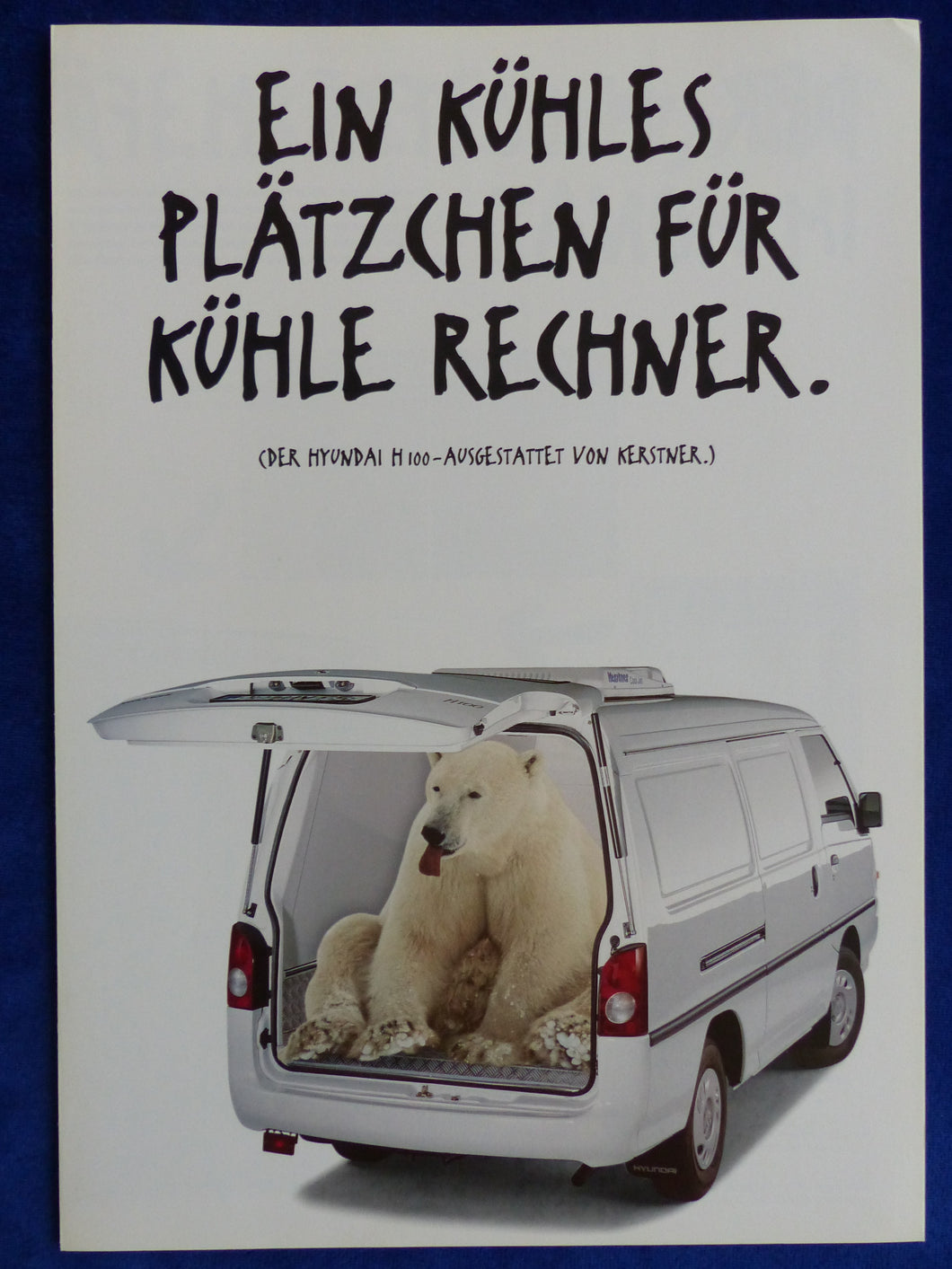 Hyundai H100 Fresh - Kühlung von Kerstner - Prospekt Brochure 1996