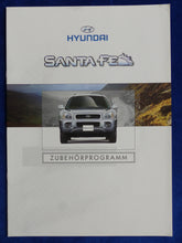 Lade das Bild in den Galerie-Viewer, Hyundai Santa Fe - Zubehör MJ 2001 - Prospekt Brochure 11.2000
