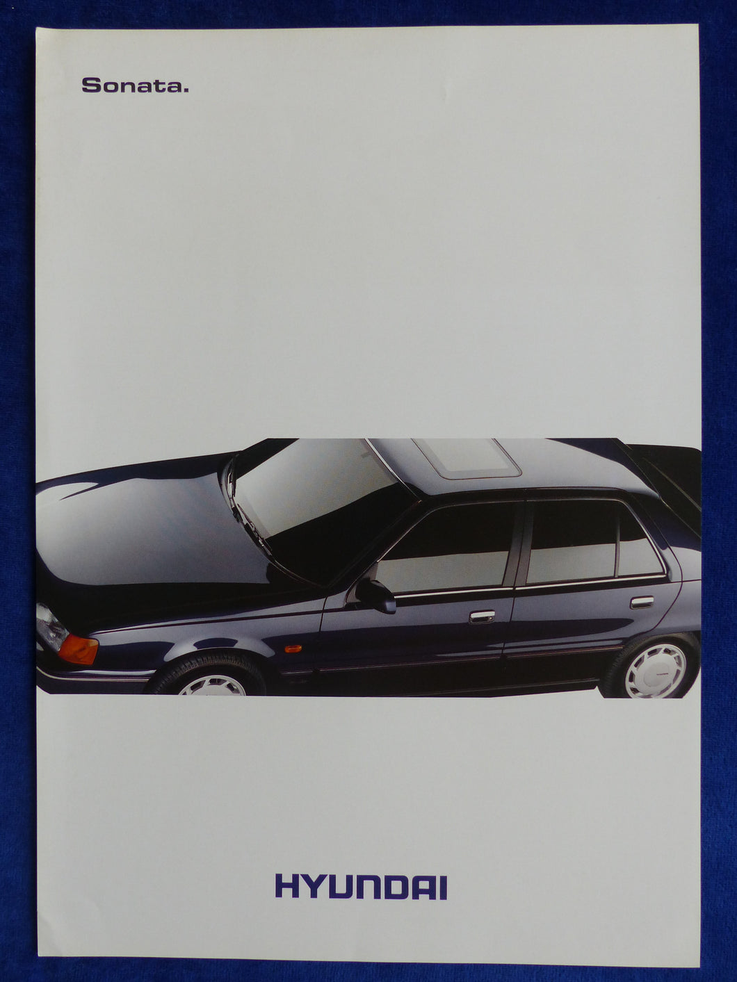 Hyundai Sonata 2400 GLSi - Prospekt Brochure 1992 Schweiz