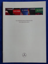 Lade das Bild in den Galerie-Viewer, Mercedes-Benz Programm - A 140 E 420 S 600 CLK SLK - Prospekt Brochure 02.1997
