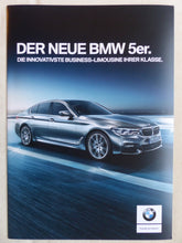 Lade das Bild in den Galerie-Viewer, BMW 5er 520d 530e 540i Typ G30 - Preview Prospekt Brochure 2017
