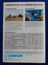 Lade das Bild in den Galerie-Viewer, Lemken Kurzscheibenegge Rubin 9 - Prospekt Brochure 09.2005
