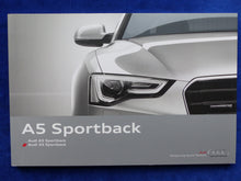 Lade das Bild in den Galerie-Viewer, Audi A5 S5 Sportback quattro - Prospekt Brochure 04.2015
