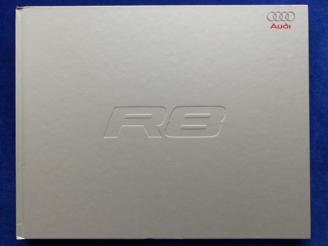 Audi R8 4.2 FSI V8 quattro MJ 2007 - Hardcover Prospekt Brochure 10.2006