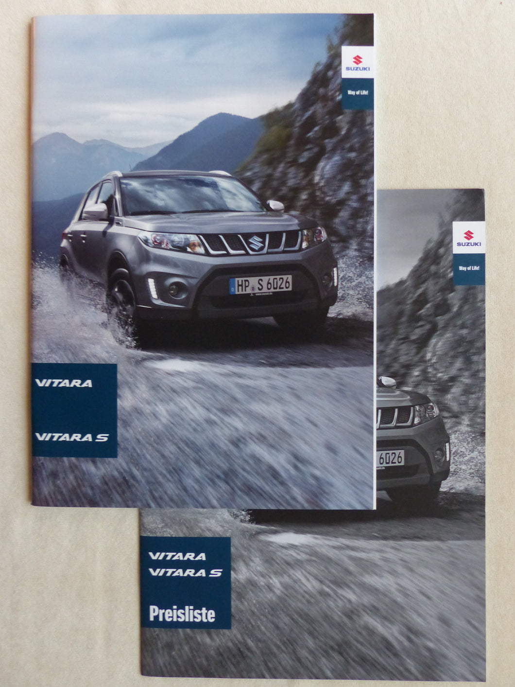 Suzuki Vitara S MJ 2016 - Prospekt Brochure + Preisliste 12.2015