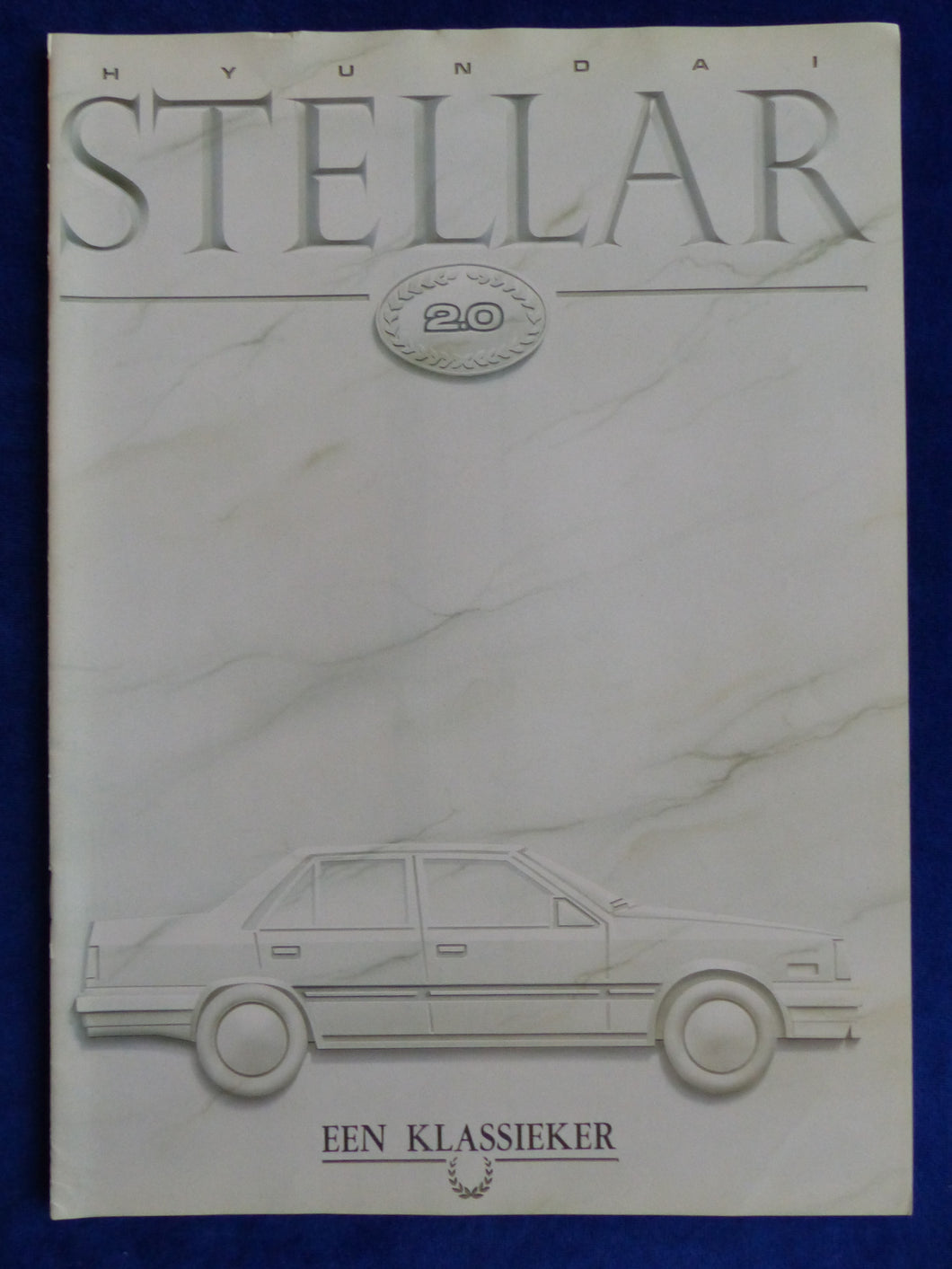Hyundai Stellar 2.0 - Prospekt Brochure 1987 Niederlande