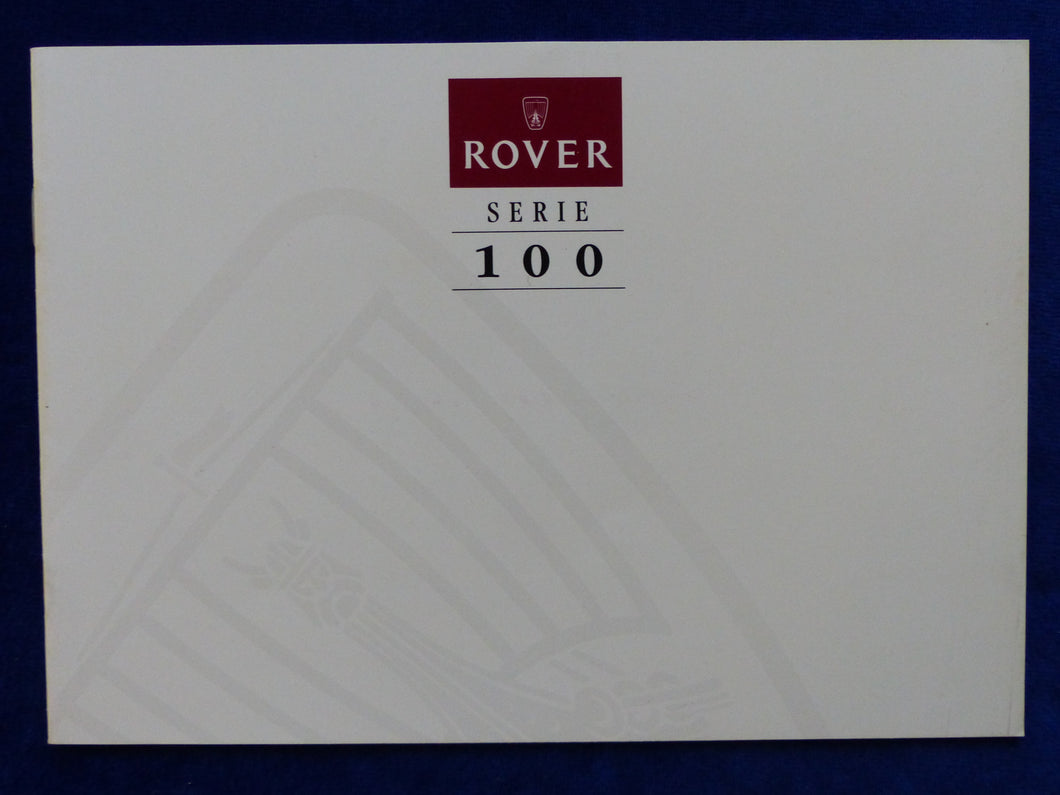 Rover Serie 100 111 114 GTi - Prospekt Brochure 1992 Portugal portugiesisch