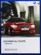 Lade das Bild in den Galerie-Viewer, BMW 3er Coupe 335i Typ E92 - Preisliste MJ 2013 - Prospekt Brochure 07.2012 - car-brochure
