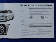 Lade das Bild in den Galerie-Viewer, Audi S line selection &amp; Businesspaket A6 A7 MJ 2016 - Prospekt Brochure 04.2015
