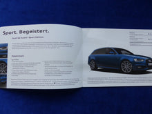 Lade das Bild in den Galerie-Viewer, Audi Sport Edition - A4 Avant A5 Coupe Q5 quattro - Prospekt Brochure 08.2014
