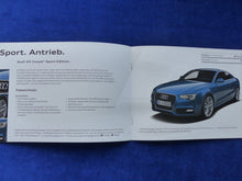 Lade das Bild in den Galerie-Viewer, Audi Sport Edition - A4 Avant A5 Coupe Q5 quattro - Prospekt Brochure 08.2014
