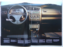 Lade das Bild in den Galerie-Viewer, VW Vento GT GTD VR6 - Prospekt Brochure + Ausstattungen Daten 01.1992 Großformat
