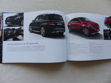 Lade das Bild in den Galerie-Viewer, Mercedes-Benz GLE SUV &amp; Coupe 63 S AMG MJ 2016 - Prospekt Brochure 12.2015 - car-brochure
