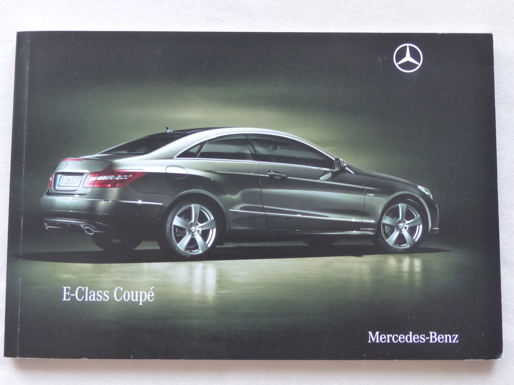 Mercedes-Benz E-Class Coupe E 250 CDI E 500 MY 2010 - US-Prospekt Brochure 05.2009 USA