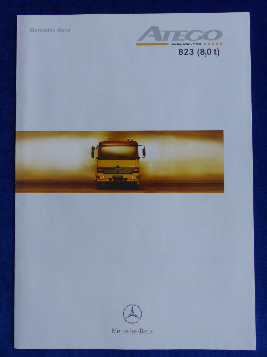 Mercedes-Benz Atego 823 (8,0 t) - Technische Daten - Prospekt Brochure 01.1998