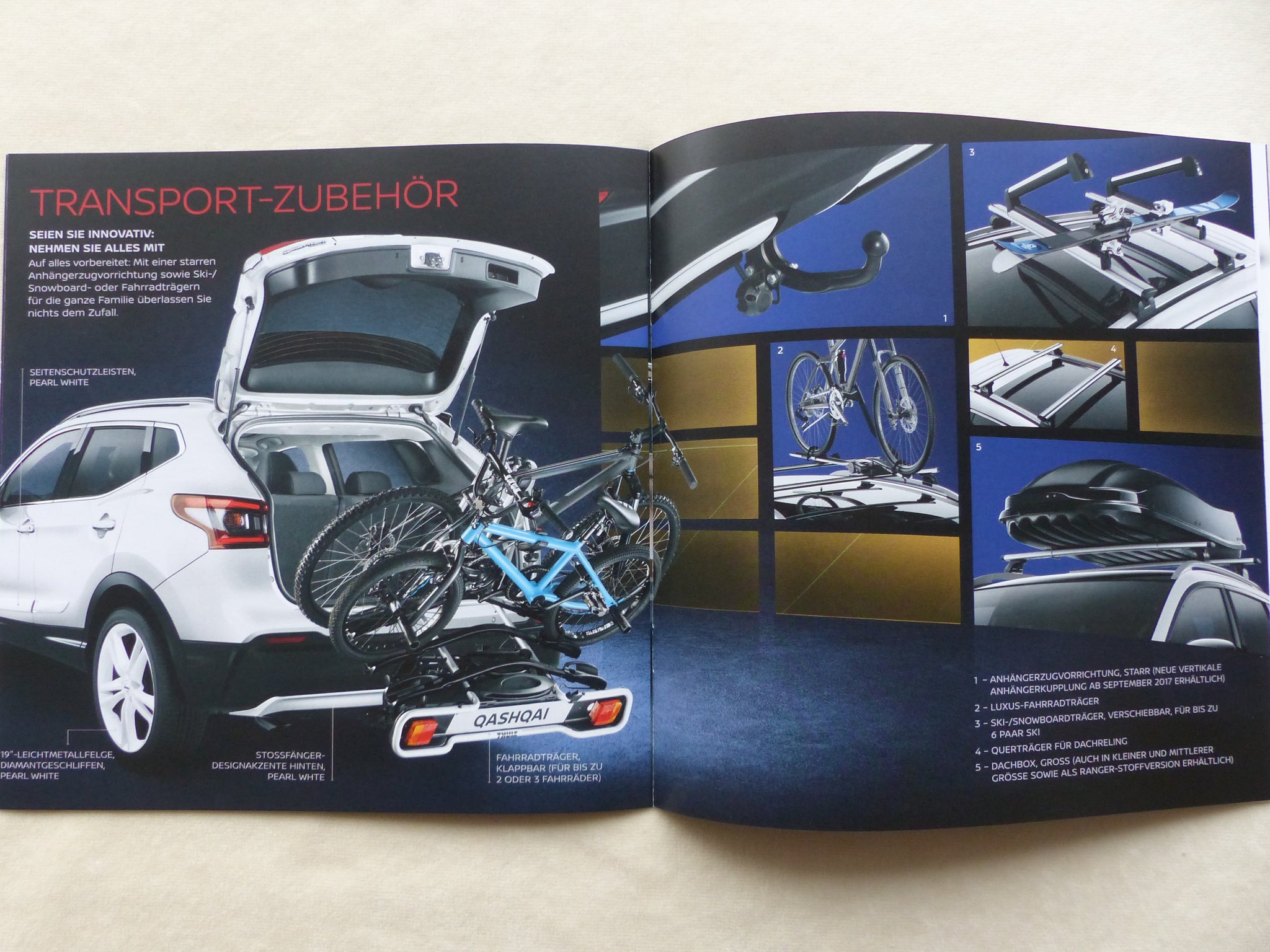 Nissan Qashqai Zubehör MJ 2017 - Prospekt Brochure 07.2017 – car-brochure