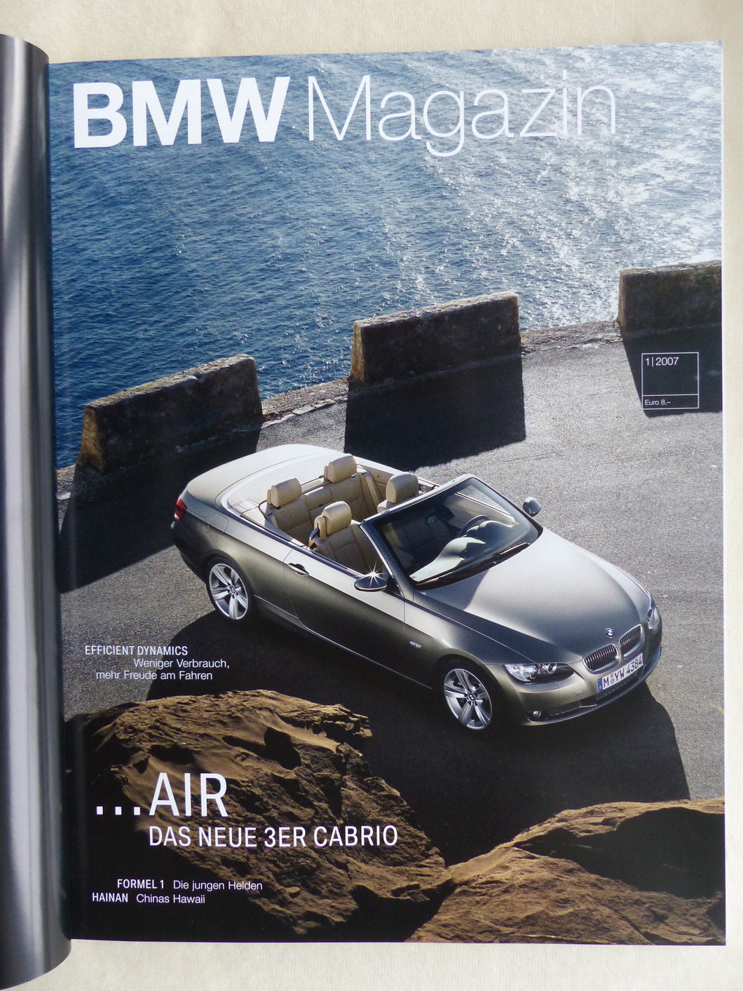 BMW Magazin 1/2007 - BMW 3er Cabrio M3 Concept Car Hydrogen7 M5 touring 5er E60