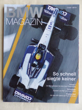 Lade das Bild in den Galerie-Viewer, BMW Magazin 2/2001 - BMW M3 Cabrio SMG Rennbote Oldtimer Motorrad C1 Williams F1
