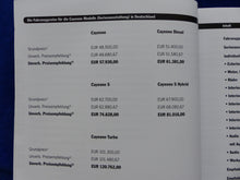 Lade das Bild in den Galerie-Viewer, Porsche Cayenne S Diesel Turbo MJ 2012 - Hardcover Prospekt + Preisliste 06.2011
