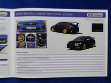 Lade das Bild in den Galerie-Viewer, Subaru WRX STI Sondermodell Final Edition - 1 of 122 - Prospekt Brochure 06.2018
